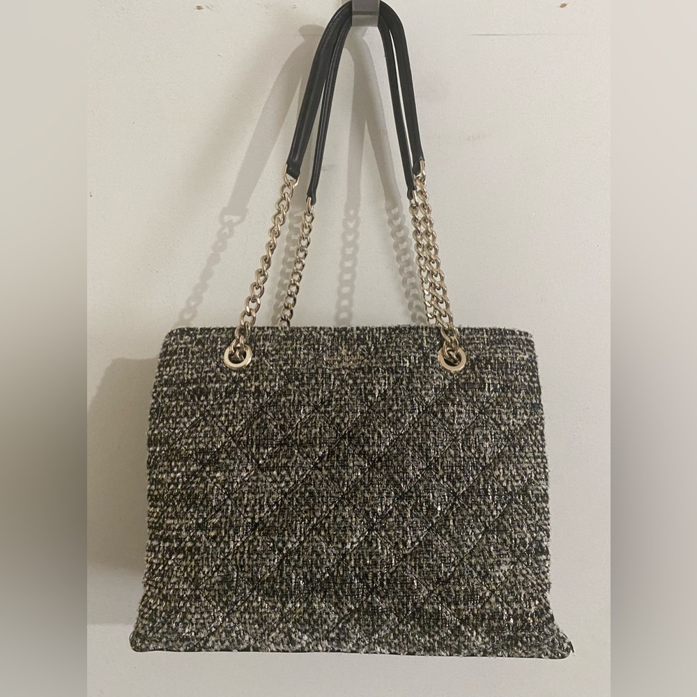Kate spade sparkle shimmer tweed bag purse Natalia tote - Picture 6 of 11